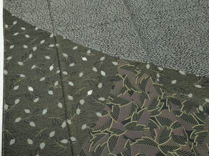 平和屋着物●訪問着　作家物　枝葉文　正絹　逸品　未使用　CABI2854yc