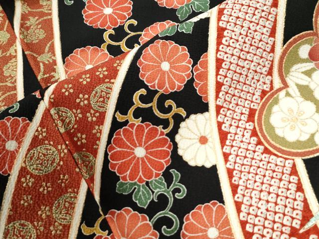 平和屋着物●豪華振袖　宝尽くし松花唐草文　暈し染め　金彩　正絹　逸品　未使用　CABI2874yc