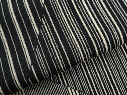 平和屋着物●上質な小紋　切嵌文　黒地　正絹　逸品　CABI2878yc