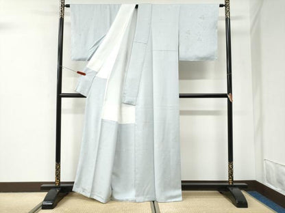 平和屋着物●歌舞伎界の人間国宝 片岡仁左衛門　訪問着　寿光織　イチョウ　銀杏　金糸　正絹　逸品　未使用　CABI2883yc