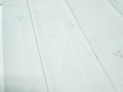 平和屋着物●歌舞伎界の人間国宝 片岡仁左衛門　訪問着　寿光織　イチョウ　銀杏　金糸　正絹　逸品　未使用　CABI2883yc