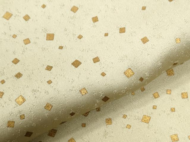 平和屋着物●人間国宝　福田喜三郎　訪問着　箔散らし　暈し染め　金彩　正絹　逸品　CABI2885yc
