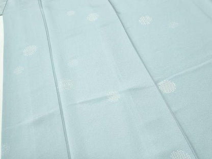 平和屋着物●上質な小紋　雪輪吉祥文　ロング丈　正絹　逸品　CABI2904yc