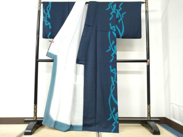 平和屋着物●訪問着　作家物　短冊文　金彩　正絹　逸品　CABI2915yc