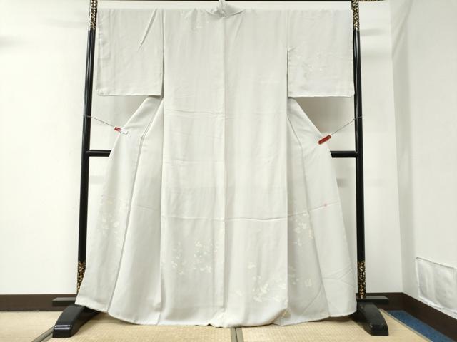平和屋着物●訪問着　作家物　枝葉文　正絹　逸品　CABI2917yc