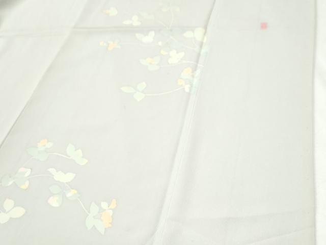 平和屋着物●訪問着　作家物　枝葉文　正絹　逸品　CABI2917yc