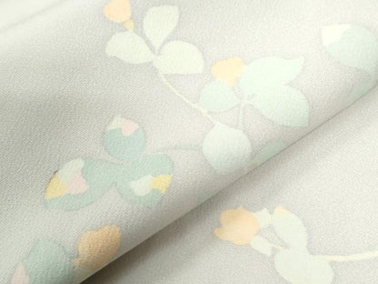 平和屋着物●訪問着　作家物　枝葉文　正絹　逸品　CABI2917yc