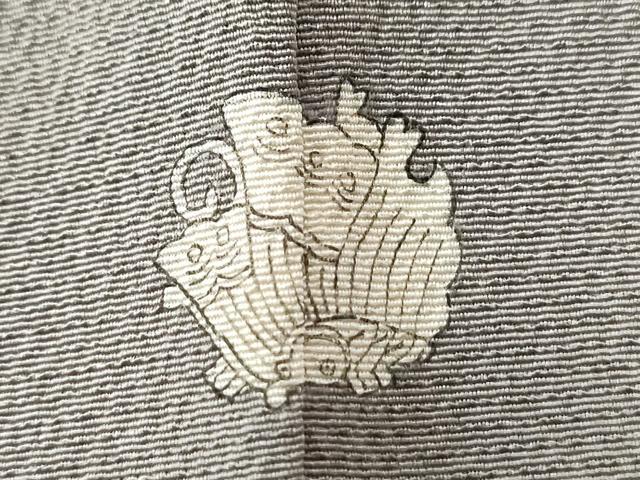 平和屋着物●訪問着　総刺繍　吉祥松竹梅花文　金糸　正絹　逸品　CABI2922yc