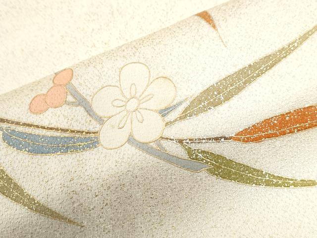 平和屋着物●訪問着　花蝶文　暈し染め　金彩　正絹　逸品　CABI2947yc