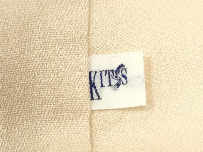 平和屋着物●ジャパンオートクチュール　渡辺雪三郎　訪問着　駒刺繍　立波箔散らし　金彩　ロング丈　正絹　逸品　CABI2957yc