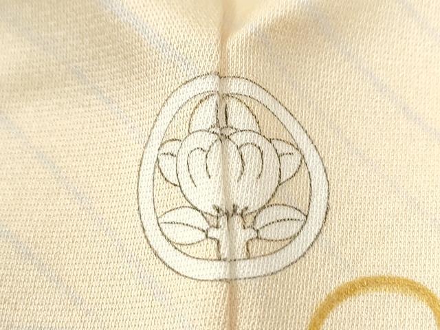 平和屋着物●ジャパンオートクチュール　渡辺雪三郎　訪問着　駒刺繍　立波箔散らし　金彩　ロング丈　正絹　逸品　CABI2957yc
