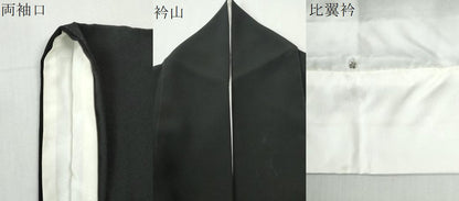 平和屋着物●豪華黒留袖　友禅　作家物　花の詩　正絹　逸品　CABI2967yc