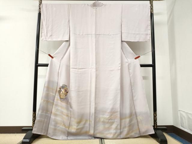 平和屋着物●豪華色留袖　陶器箔散らし　暈し染め　金彩　正絹　逸品　未使用　CABI2975yc