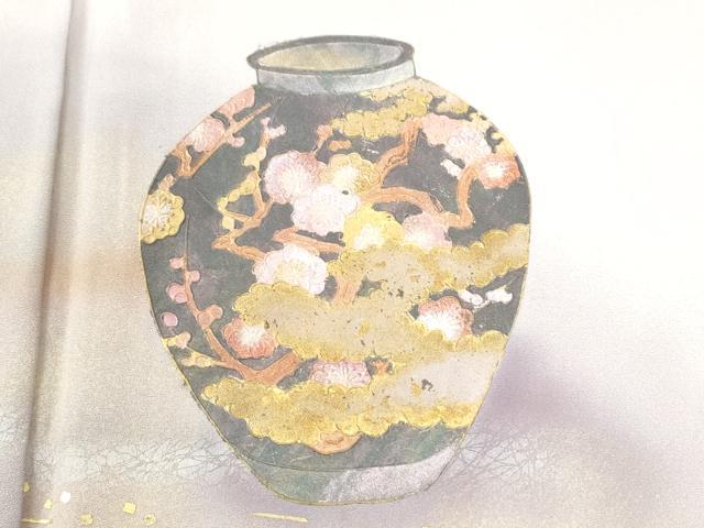 平和屋着物●豪華色留袖　陶器箔散らし　暈し染め　金彩　正絹　逸品　未使用　CABI2975yc
