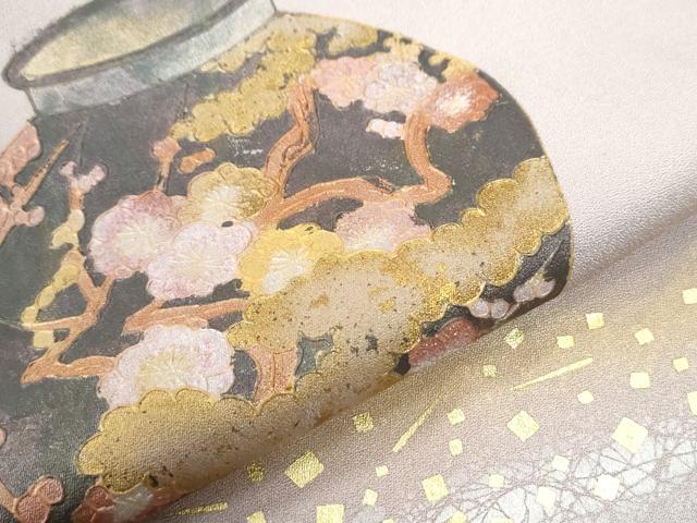 平和屋着物●豪華色留袖　陶器箔散らし　暈し染め　金彩　正絹　逸品　未使用　CABI2975yc