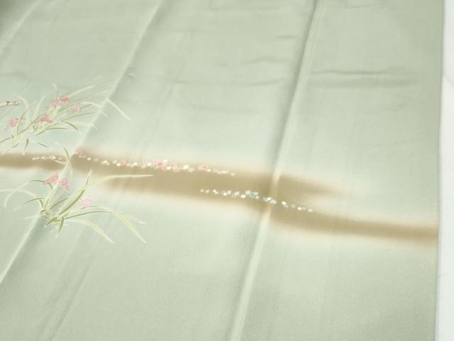 平和屋着物●豪華色留袖　童子楽器花文　暈し染め　金彩　ロング丈　正絹　逸品　CABI2980yc