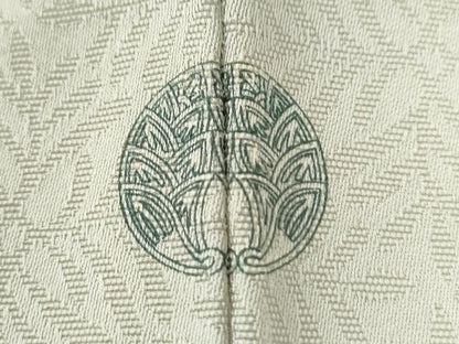 平和屋着物●訪問着　駒刺繍　立波草花文　金彩　正絹　逸品　CABI2981yc