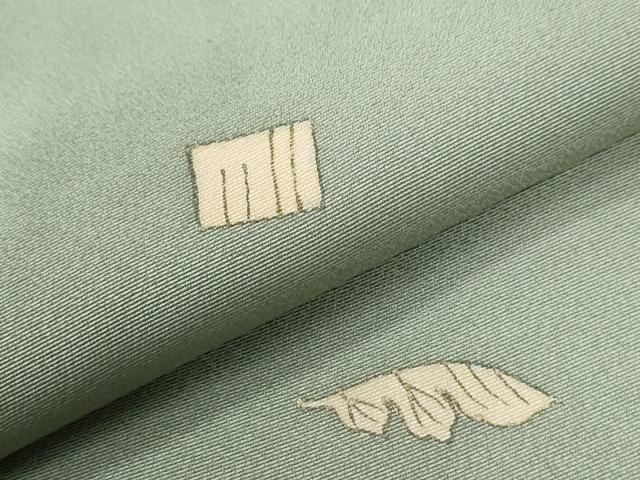 平和屋着物●訪問着　源氏香舞葉文　金彩　正絹　逸品　CABI2988yc