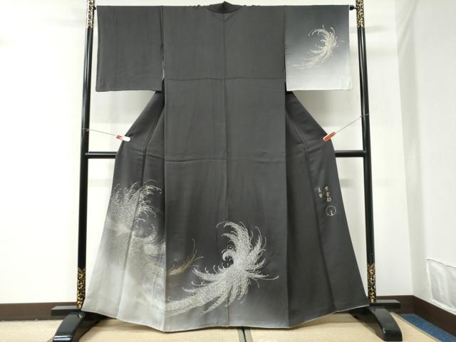 平和屋着物●金彩友禅　卓越技能者・名工・和田光正監修　由光　京金彩　訪問着　乱菊　暈し染め　正絹　逸品　CABI2997yc