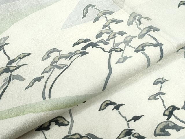 平和屋着物●京友禅作家　山科春宣　訪問着　松　正絹　逸品　CABI3002yc