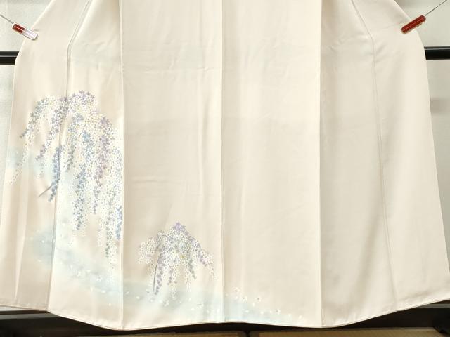 平和屋着物●訪問着　刺繍　枝垂れ花文　暈し染め　金彩　やまと誂製　正絹　逸品　CABI3010yc