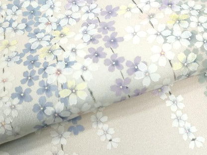 平和屋着物●訪問着　刺繍　枝垂れ花文　暈し染め　金彩　やまと誂製　正絹　逸品　CABI3010yc