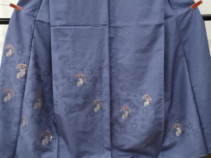 平和屋着物●訪問着　立波兎更紗花文　金糸　正絹　逸品　未使用　CABI3011yc