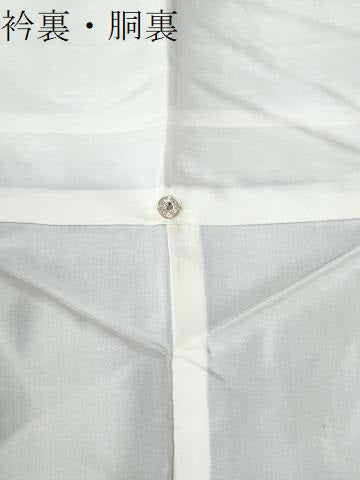 平和屋着物●訪問着　立波兎更紗花文　金糸　正絹　逸品　未使用　CABI3011yc
