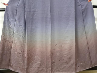 平和屋着物●訪問着　総刺繍　宝尽くし花松文　暈し染め　金糸　正絹　逸品　未使用　CABI3034yc