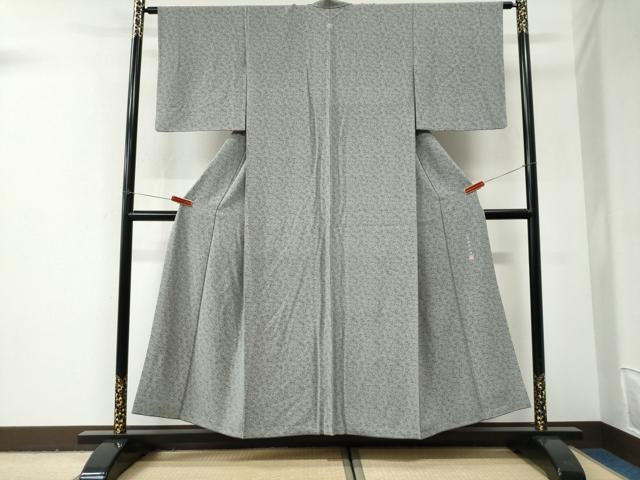 平和屋着物●小紋師　鈴木秋治　江戸小紋　成り物　正絹　逸品　CABI3036yc