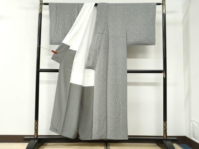 平和屋着物●小紋師　鈴木秋治　江戸小紋　成り物　正絹　逸品　CABI3036yc