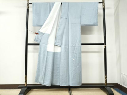 平和屋着物●訪問着　総刺繍　舞花文　正絹　逸品　CABI3039yc