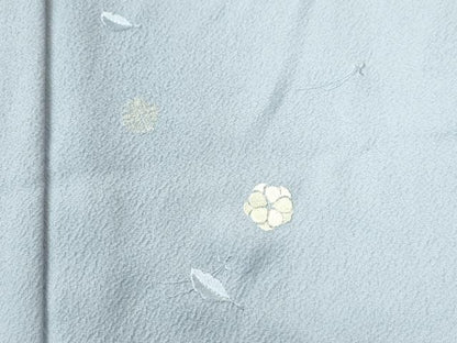 平和屋着物●訪問着　総刺繍　舞花文　正絹　逸品　CABI3039yc