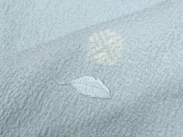 平和屋着物●訪問着　総刺繍　舞花文　正絹　逸品　CABI3039yc