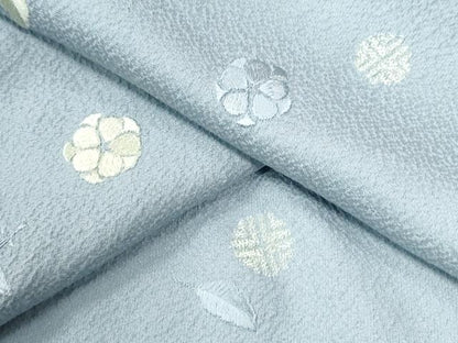 平和屋着物●訪問着　総刺繍　舞花文　正絹　逸品　CABI3039yc