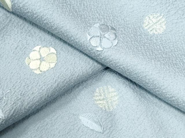 平和屋着物●訪問着　総刺繍　舞花文　正絹　逸品　CABI3039yc