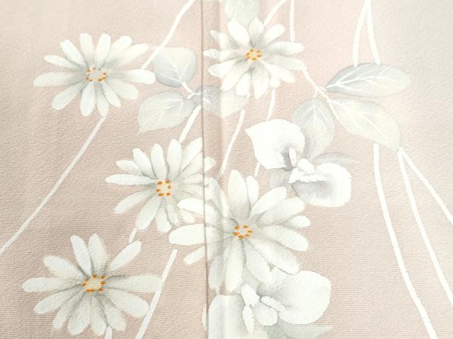 平和屋着物●訪問着　枝花文　暈し染め　ロング丈　正絹　逸品　CABI3059yc