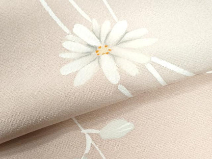 平和屋着物●訪問着　枝花文　暈し染め　ロング丈　正絹　逸品　CABI3059yc