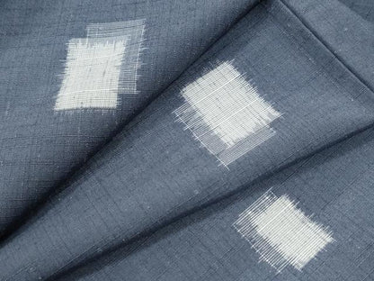 平和屋着物●上質な紬　色紙重ね文　正絹　逸品　未使用　CABI3064yc