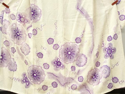 平和屋着物●豪華振袖　総絞り　枝梅文　正絹　逸品　CABI3069yc