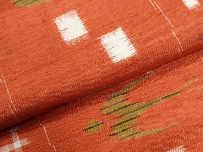 平和屋着物●上質な紬　琉球絣文様　ゑり善扱い　正絹　逸品　CABI3076yc