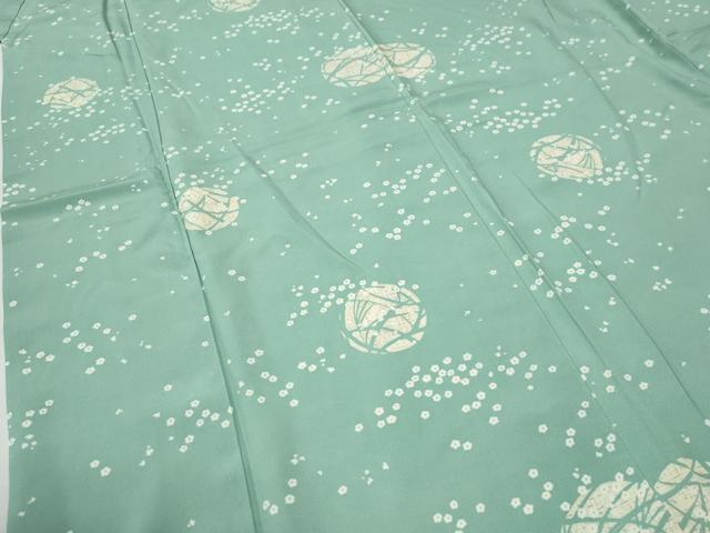 平和屋着物●上質な小紋　舞花文　正絹　逸品　CABI3079yc