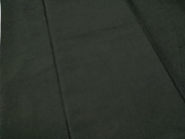平和屋着物●男性　黒紋付　正絹　逸品　CABI3082yc