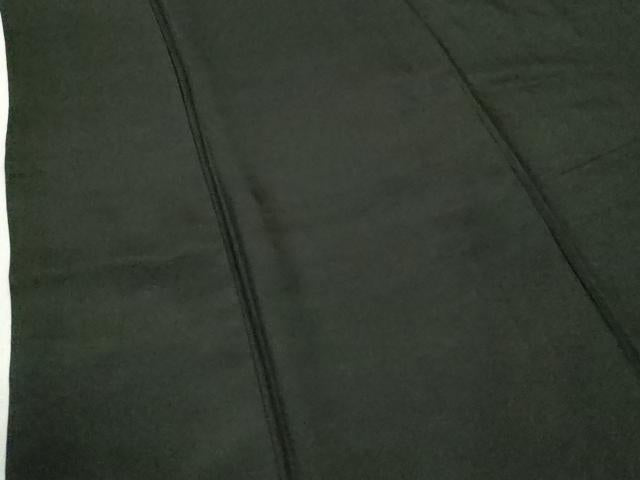 平和屋着物●男性　黒紋付　正絹　逸品　CABI3083yc