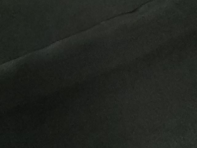 平和屋着物●男性　黒紋付　正絹　逸品　CABI3083yc