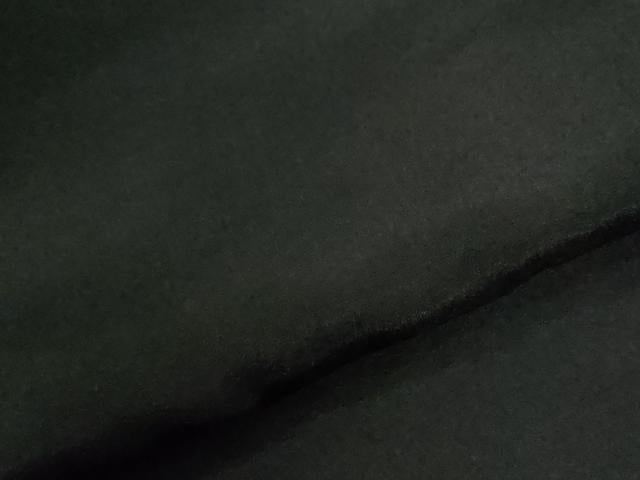 平和屋着物●男性　黒紋付　正絹　逸品　CABI3083yc