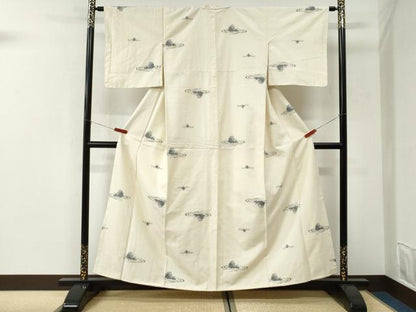 平和屋着物●上質な紬　枯山水　正絹　逸品　CABI3090yc