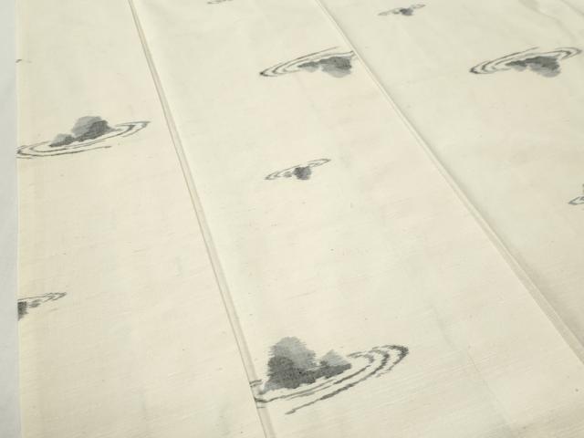 平和屋着物●上質な紬　枯山水　正絹　逸品　CABI3090yc