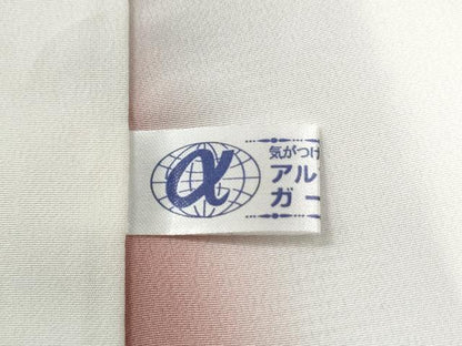 平和屋着物●上質なお召　格子　正絹　逸品　未使用　CABI3091yc
