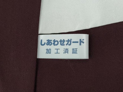 平和屋着物●訪問着　草花シルエット　正絹　逸品　未使用　CABI3092yc
